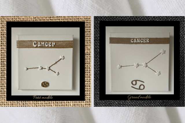 Cadre constellation astrologique 