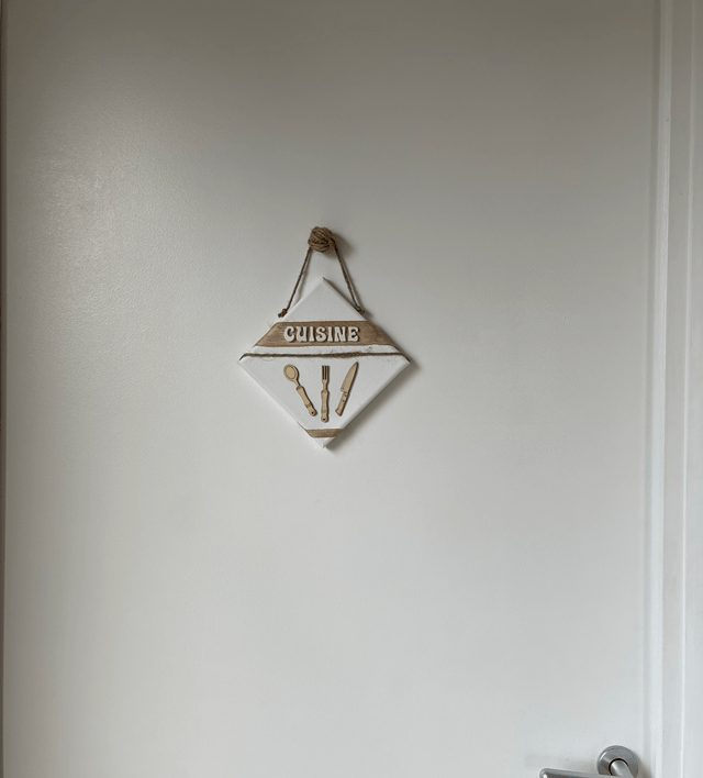 Plaque de porte cuisine 