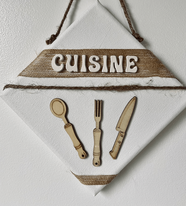 Plaque de porte cuisine 