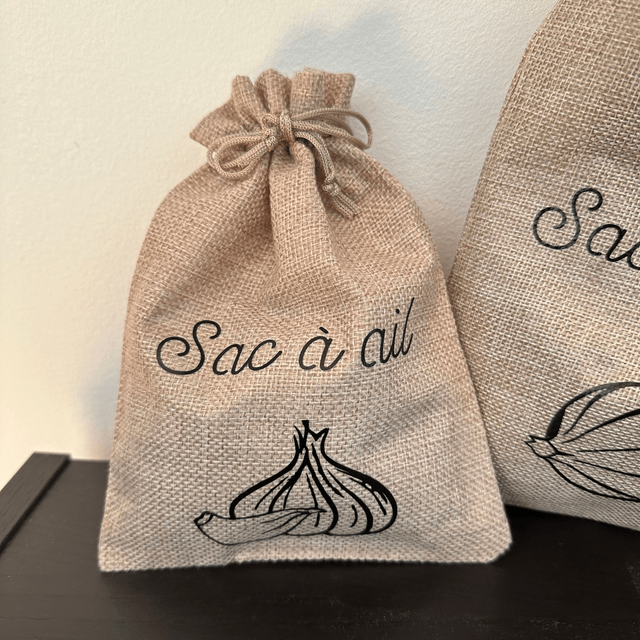 Sac à oignons et sac à ail 