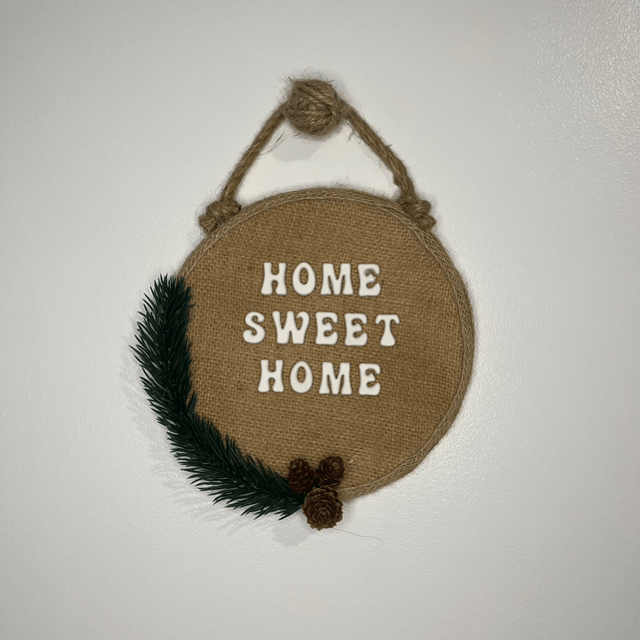 Plaque de porte Home Sweet home