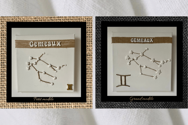 Cadre constellation astrologique 