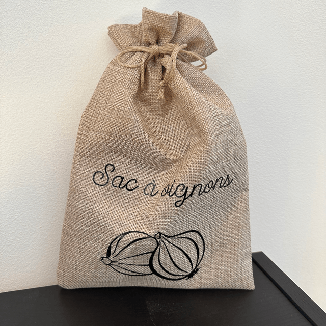 Sac à oignons et sac à ail 